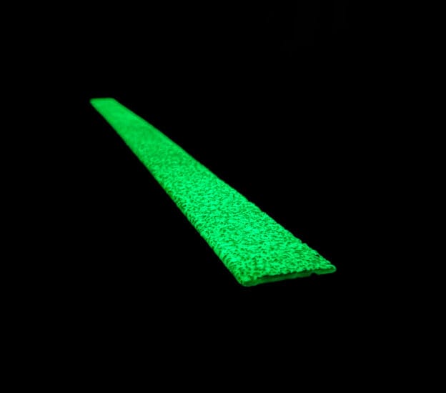 Anti-slip strip DS-610 - Photoluminescent fiberglass strip with non-slip surface - 50mm