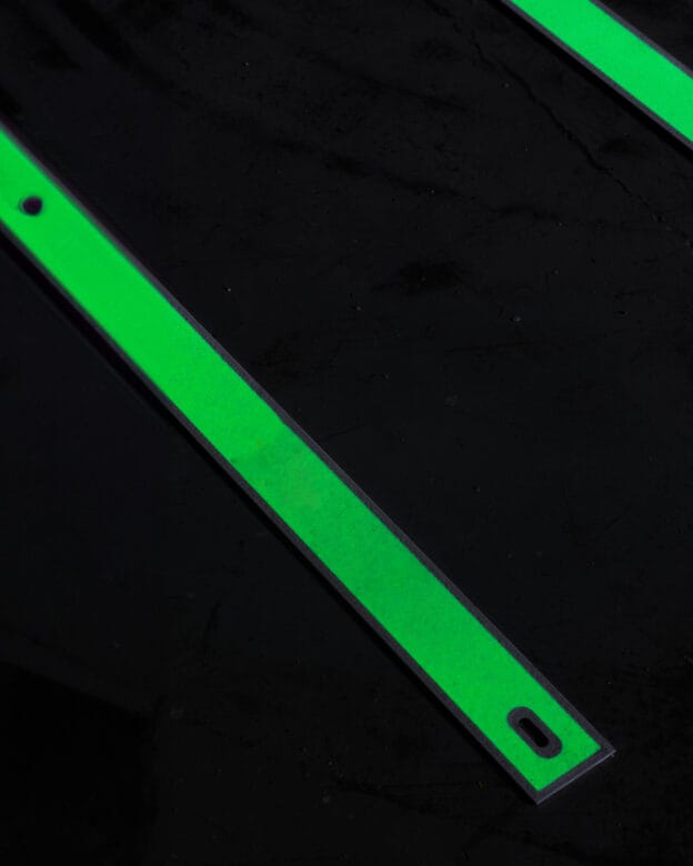 Photoluminescent marking GL-445 - Glow in the dark - Aluminum 50mm