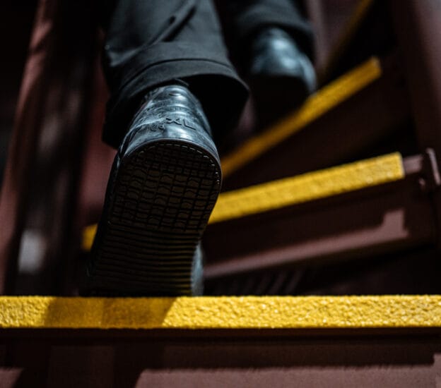 Skyddssko med gummisula