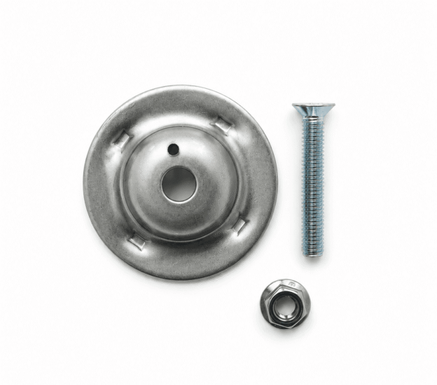 Mounting clips - Mounting set for gratings - Stainless steel - 20 pcs