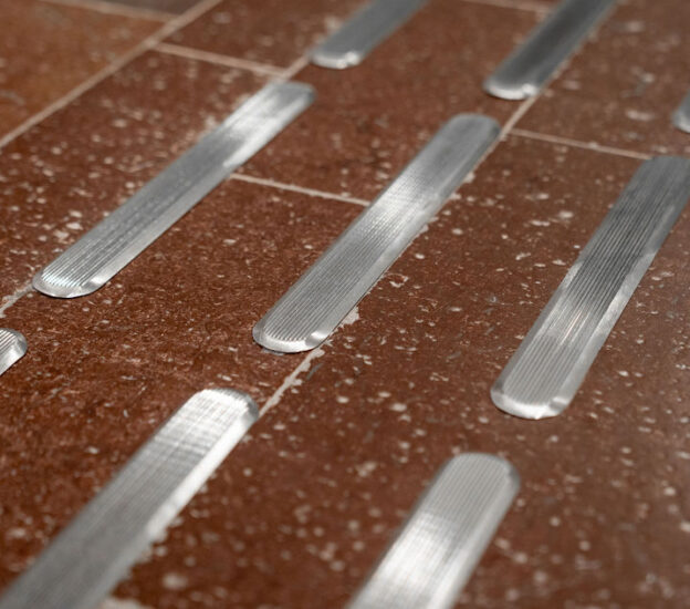 Guidance Strips FÅLHAGEN – Stainless Steel – Tactile Guidance Bars and Stop Markings