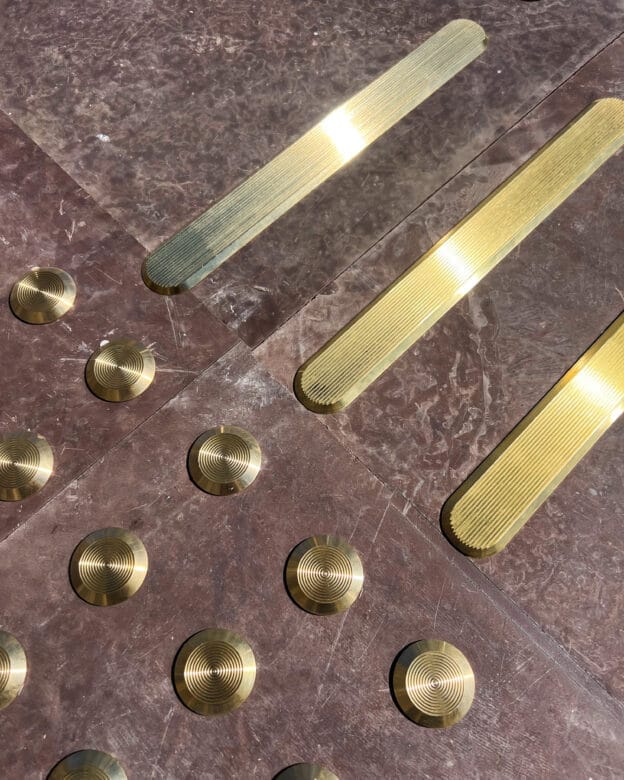 Tactile indicator LUTHAGEN - Eco-brass - Tactile surface indicators and studs