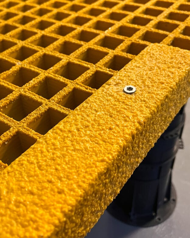 Mounting clips - Mounting set for gratings - Stainless steel - 20 pcs