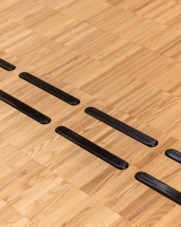 Tactile guidance path SVARTBÄCKEN – Black Stainless Steel – Tactile Guidance Strips and Warning Indicators