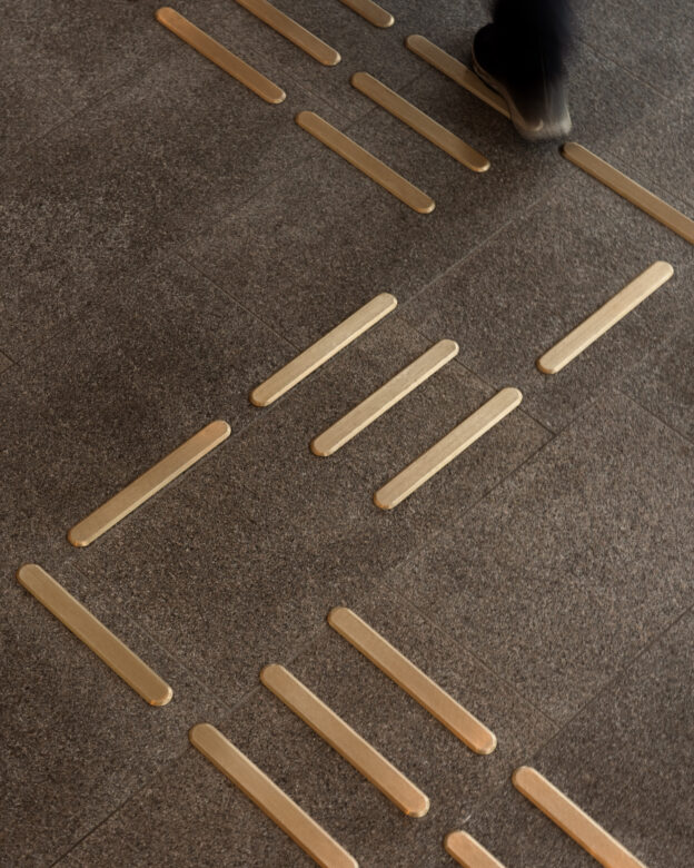 Tactile indicator LUTHAGEN - Eco-brass - Tactile surface indicators and studs