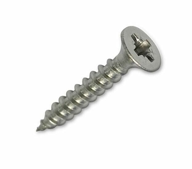 Stainless steel screw - 4 x 25 mm - countersunk head