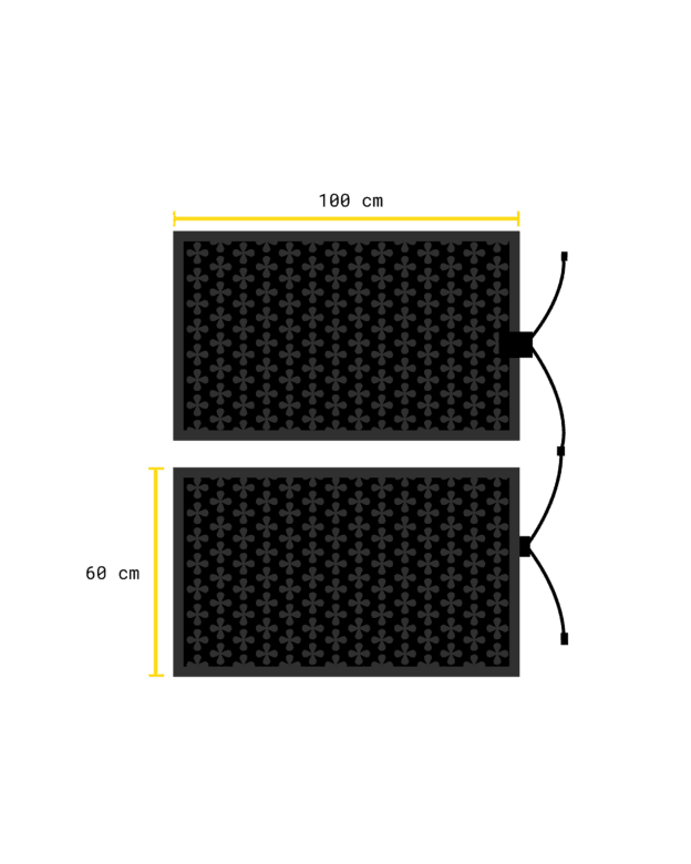 Safestep HEATED MAT - 60 X 100 CM - Heated snow melting mat