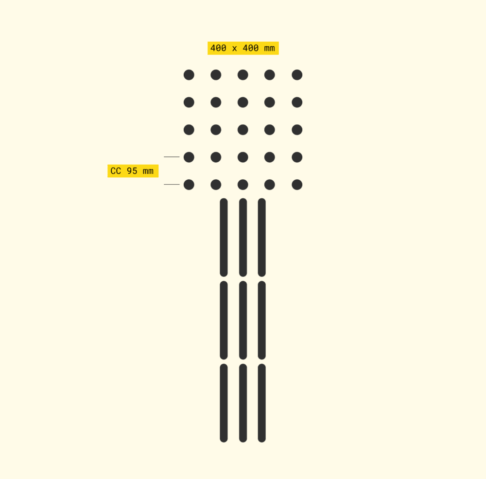 Tactile Guidance Paths: Warning Surface